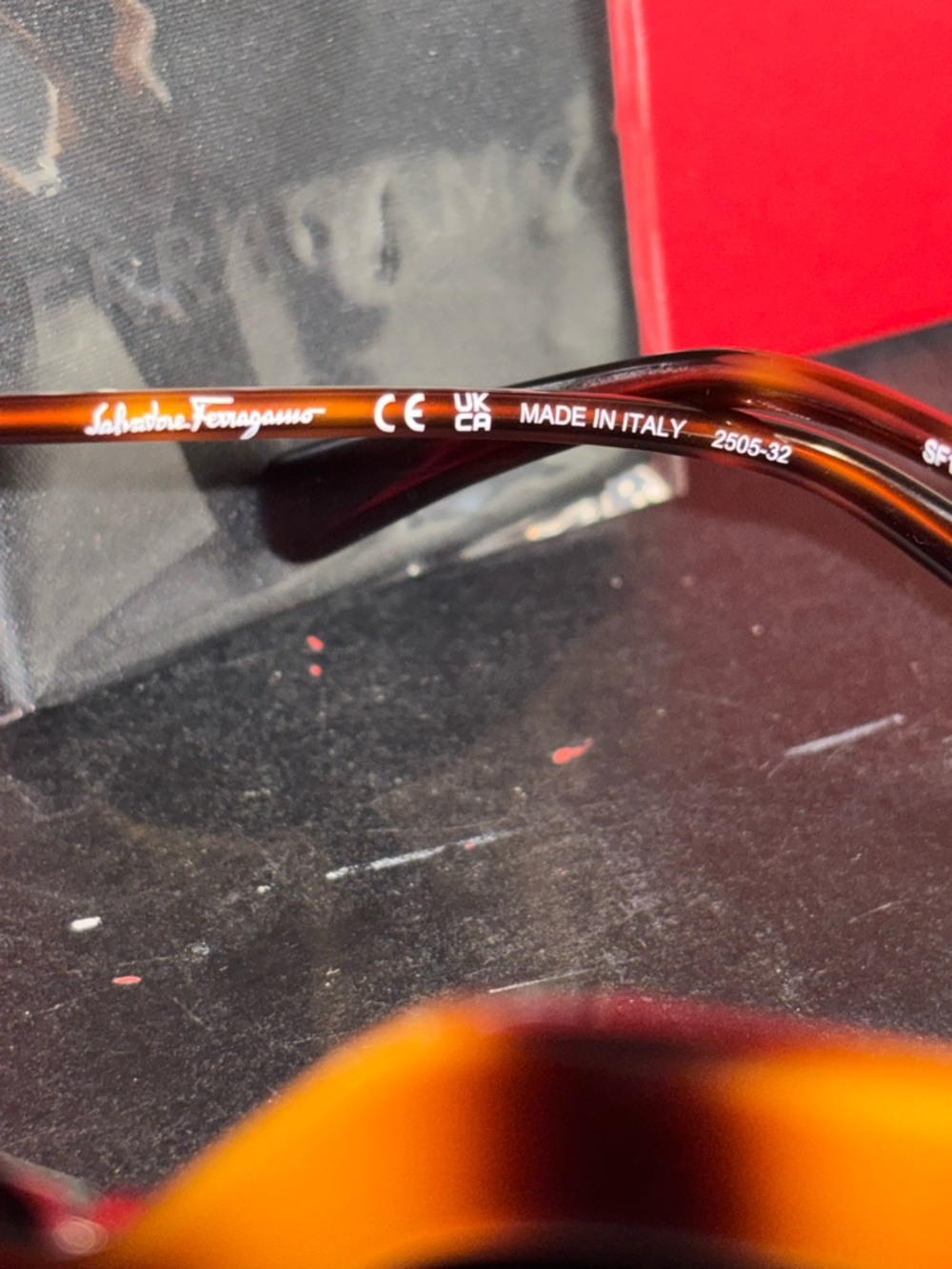 Salvatore Ferregamo SF1041S Square Frame in Havana - Picture 5 of 6